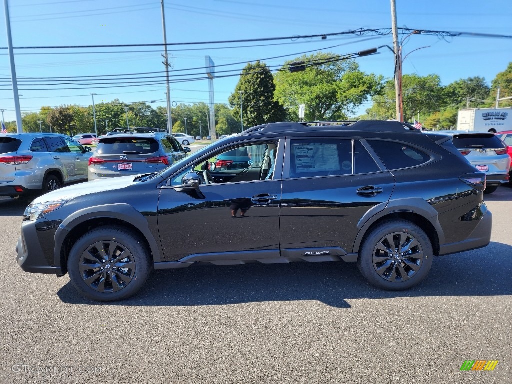 2024 Outback Onyx Edition - Crystal Black Silica / Titanium Gray photo #3
