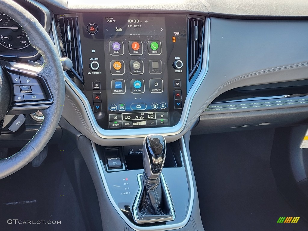 2024 Outback Onyx Edition - Crystal Black Silica / Titanium Gray photo #9