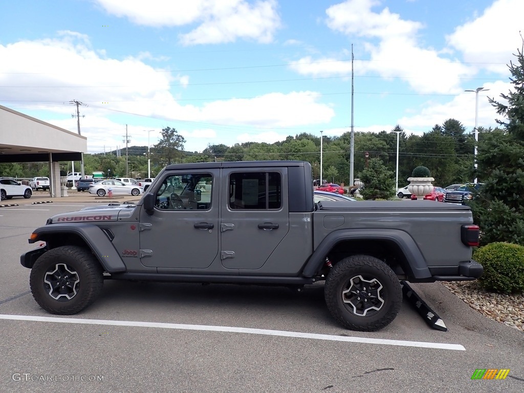 2021 Gladiator Rubicon 4x4 - Sting-Gray / Black photo #7