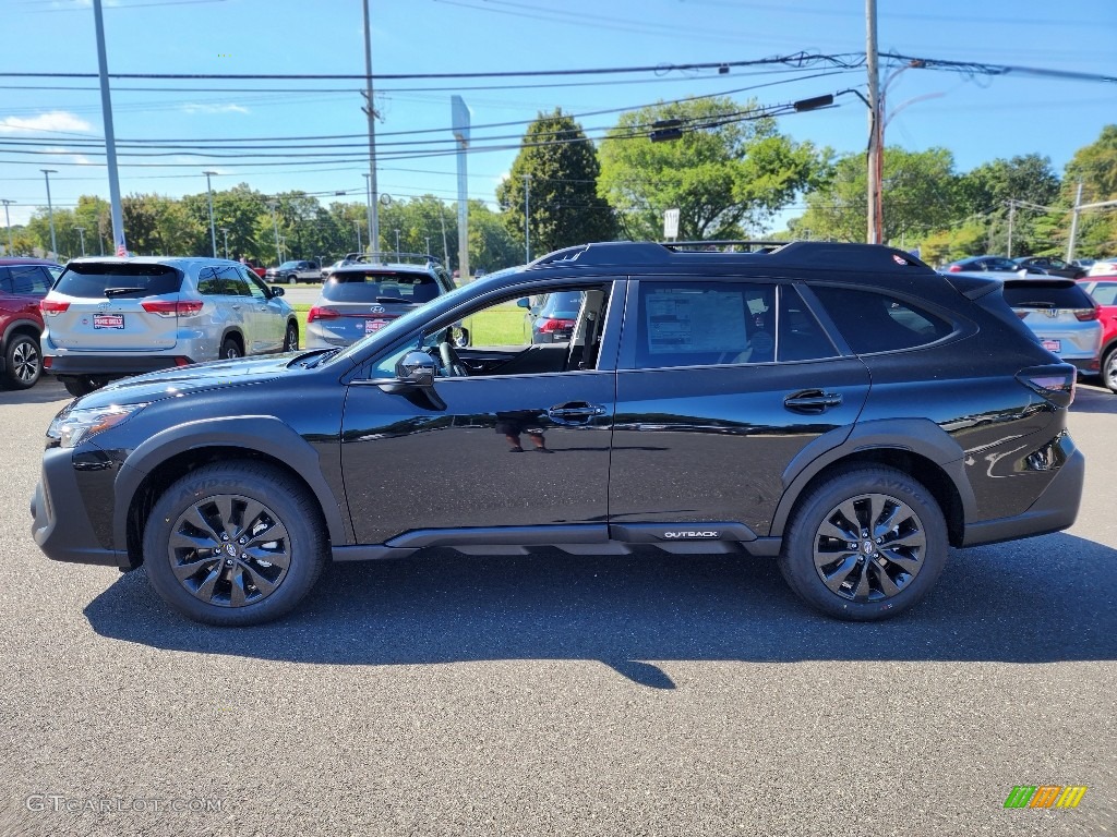 Crystal Black Silica 2024 Subaru Outback Onyx Edition XT Exterior Photo #146557457