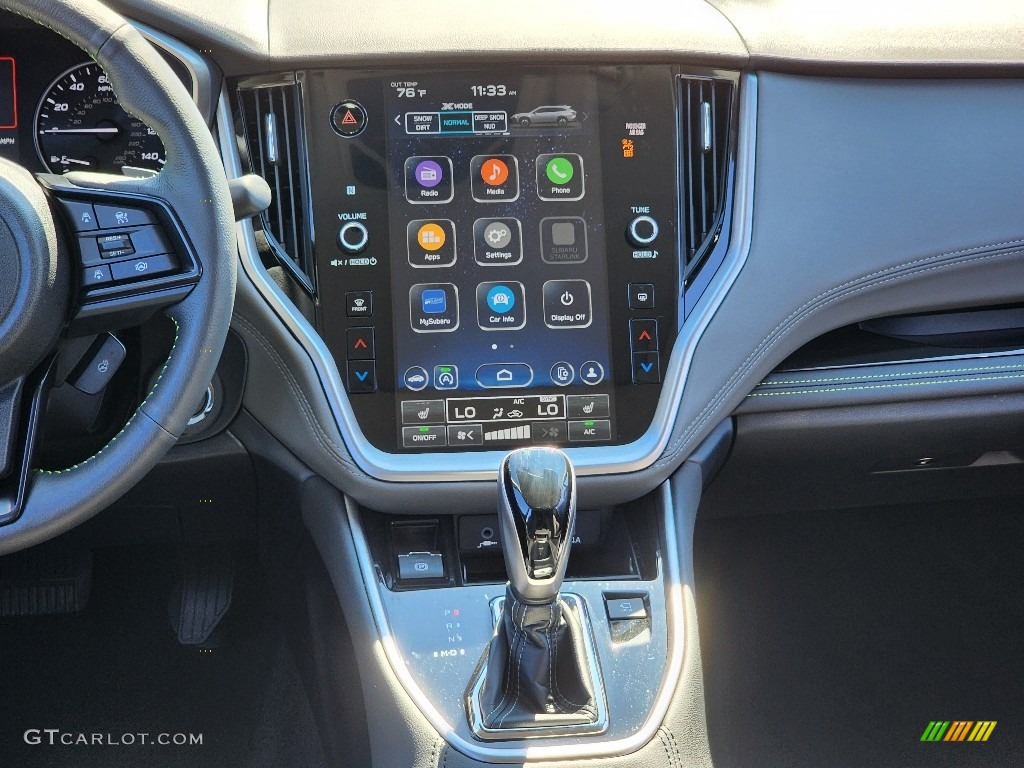 2024 Outback Onyx Edition XT - Crystal Black Silica / Titanium Gray photo #9