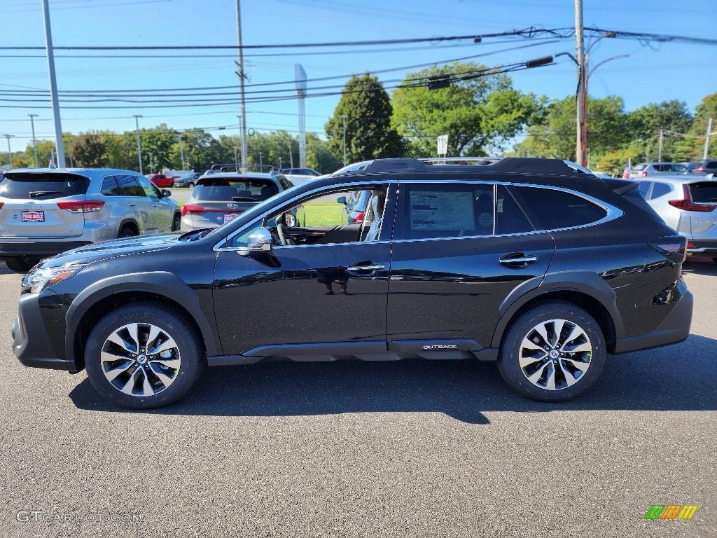Crystal Black Silica 2024 Subaru Outback Touring Exterior Photo #146557652