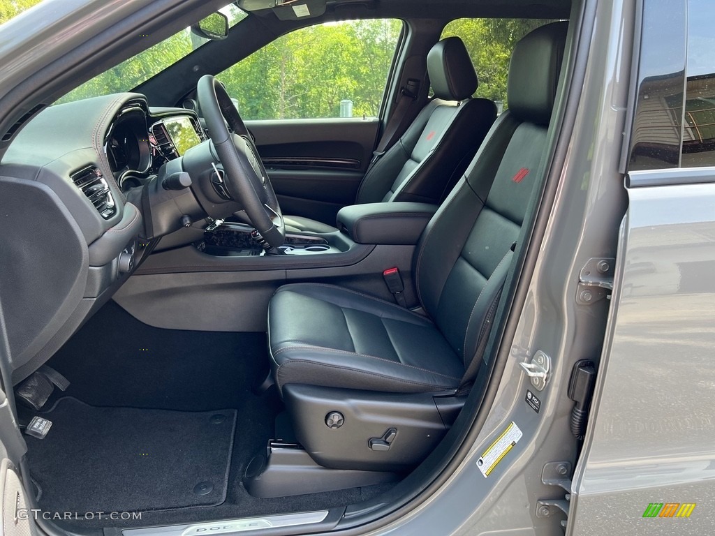 Black Interior 2023 Dodge Durango R/T Blacktop AWD Photo #146558195