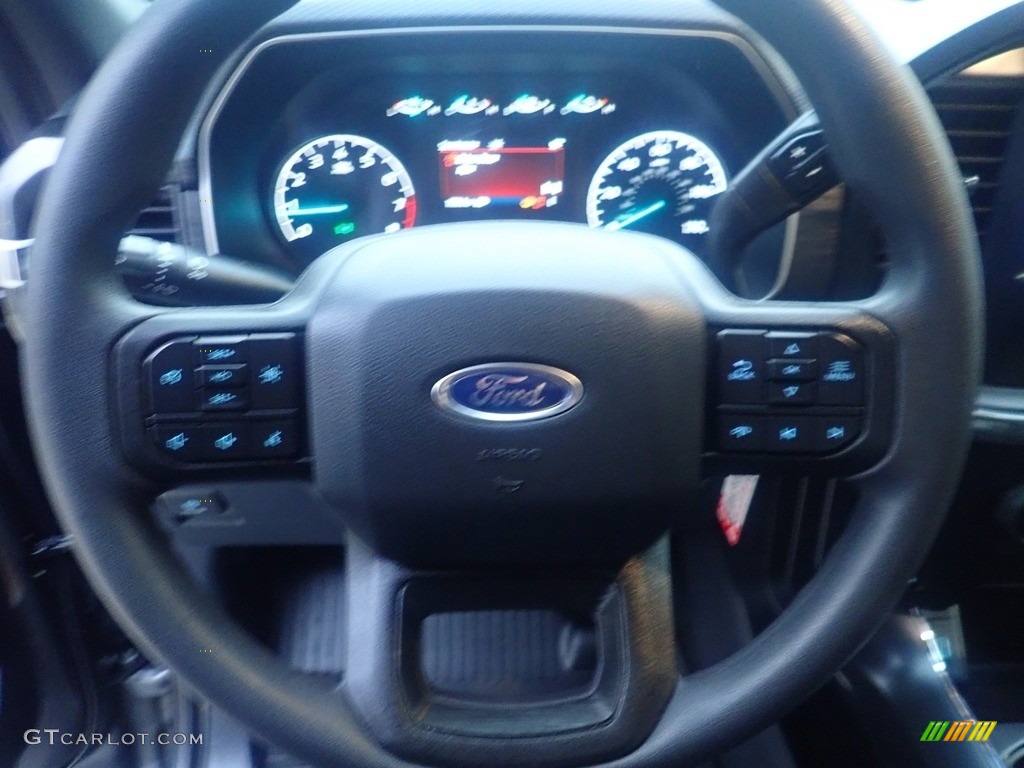 2022 F150 STX SuperCrew 4x4 - Carbonized Gray Metallic / Black photo #21