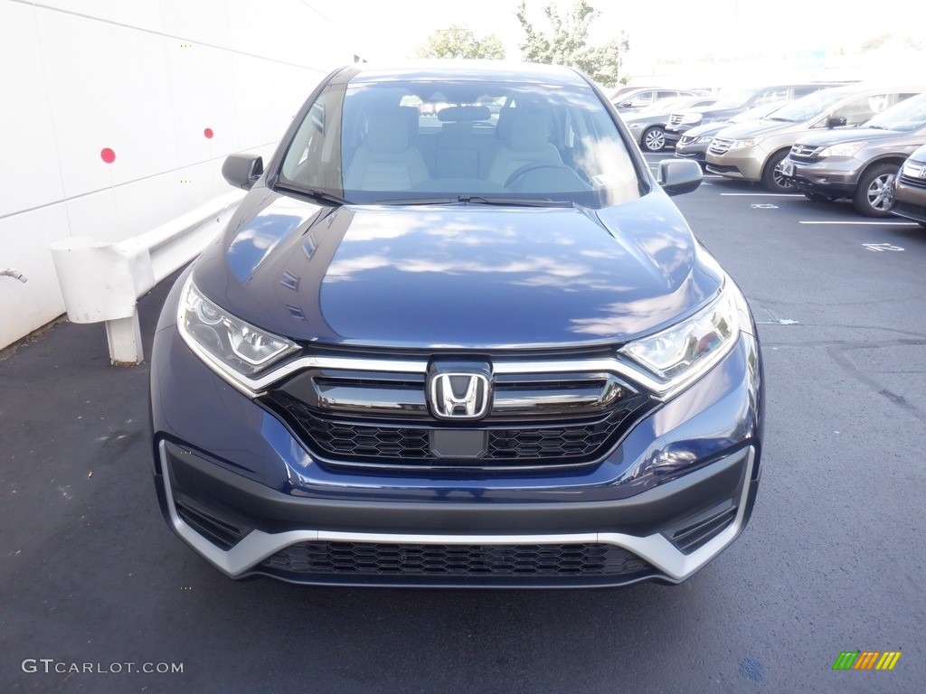 2020 CR-V LX AWD - Obsidian Blue Pearl / Gray photo #3