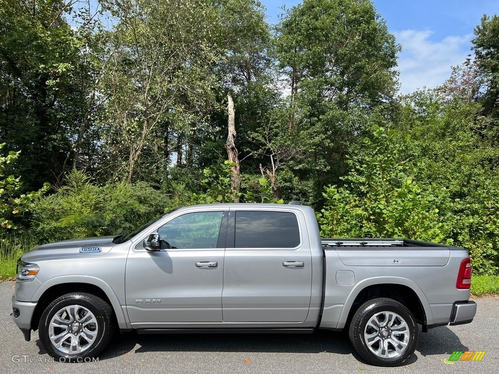 2023 1500 Long Horn Crew Cab 4x4 - Billet Silver Metallic / Black/New Saddle photo #1