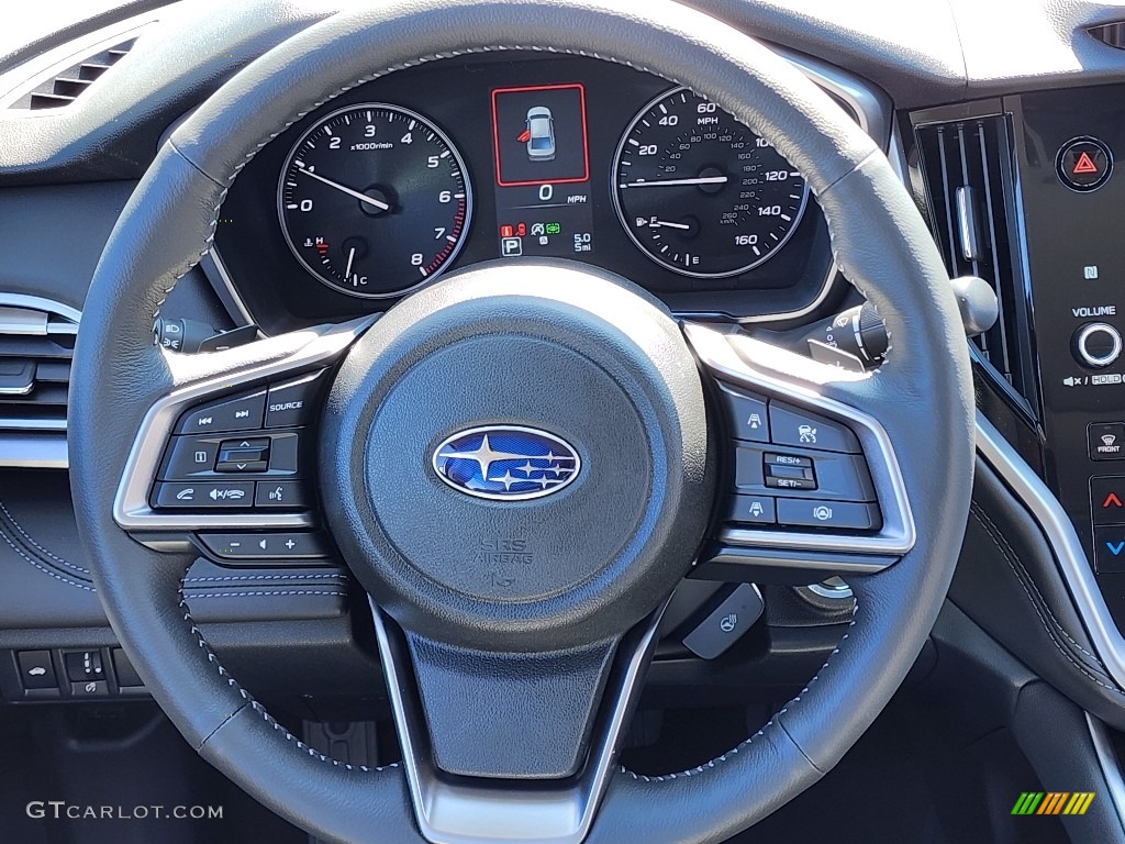 2024 Subaru Legacy Limited Slate Black Steering Wheel Photo #146558498