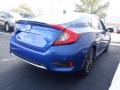 2020 Aegean Blue Metallic Honda Civic EX Sedan  photo #4