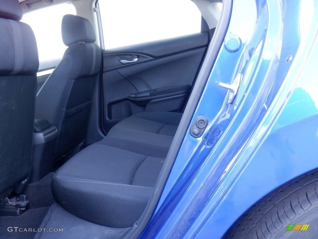 2020 Civic EX Sedan - Aegean Blue Metallic / Black photo #25