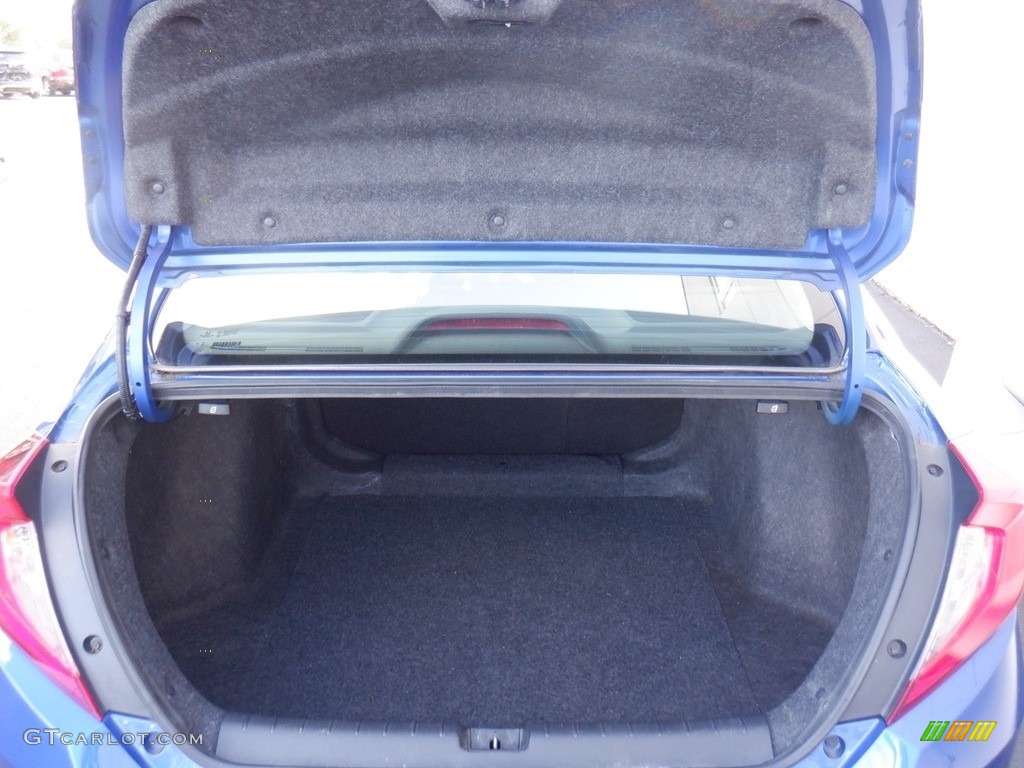 2020 Civic EX Sedan - Aegean Blue Metallic / Black photo #26