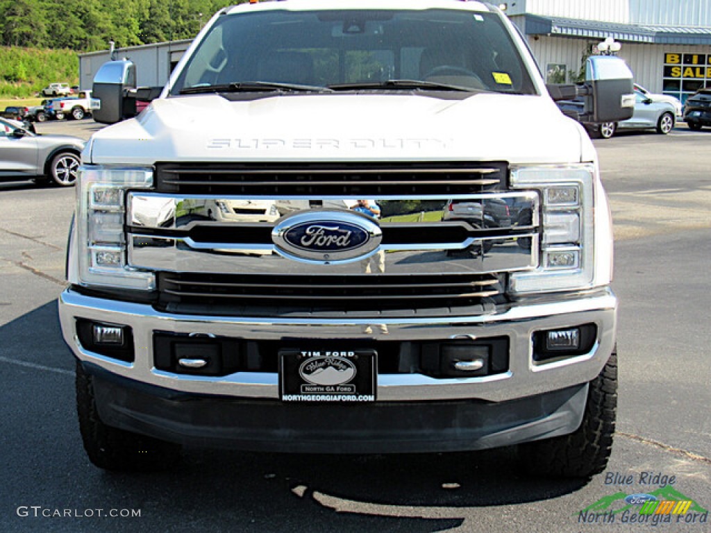 2017 F250 Super Duty King Ranch Crew Cab 4x4 - White Platinum / King Ranch Mesa Antique Java photo #4