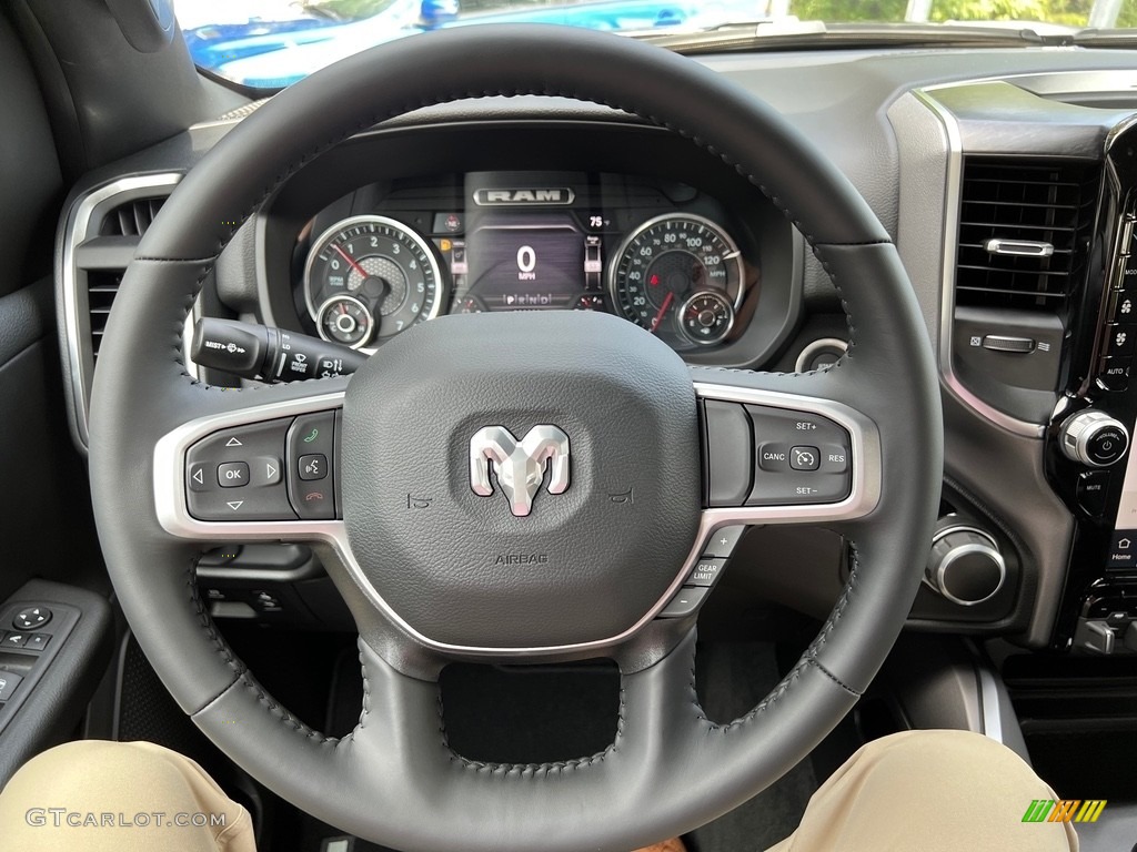 2024 Ram 1500 Big Horn Night Edition Crew Cab 4x4 Steering Wheel Photos