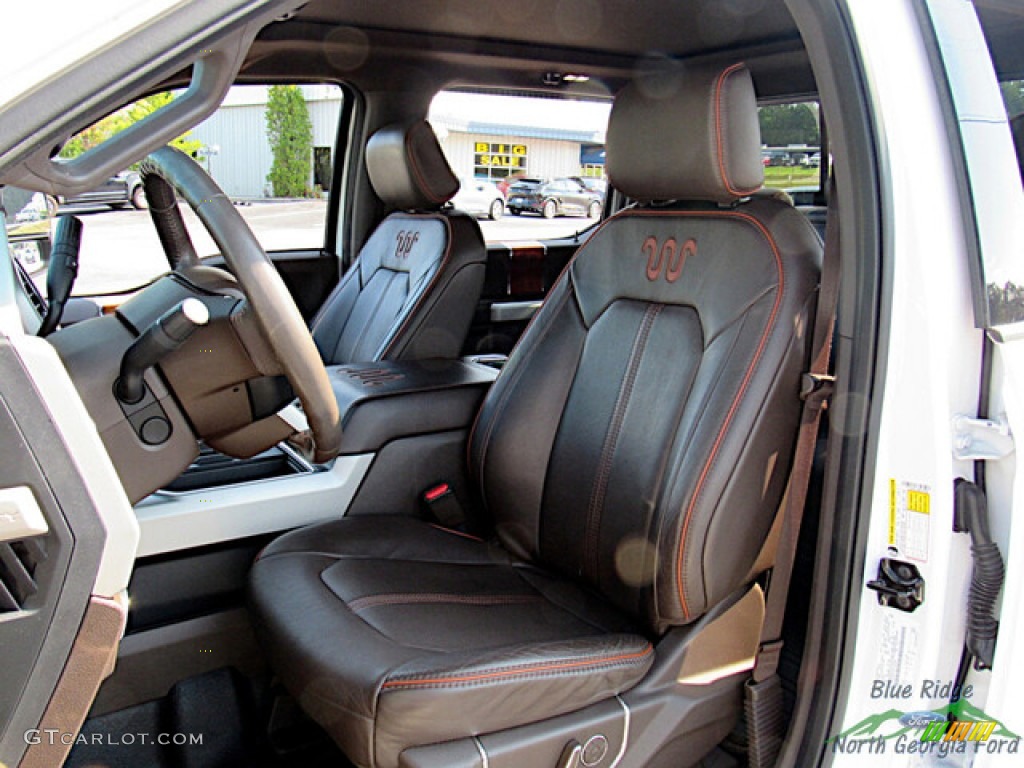 2017 F250 Super Duty King Ranch Crew Cab 4x4 - White Platinum / King Ranch Mesa Antique Java photo #11