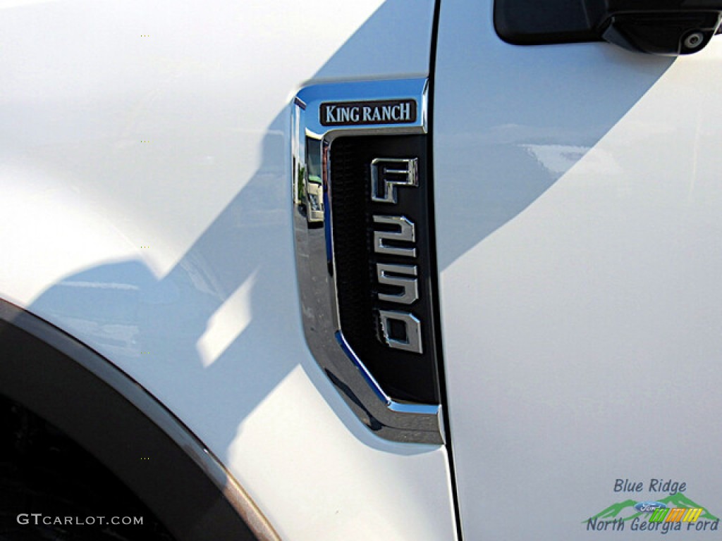 2017 F250 Super Duty King Ranch Crew Cab 4x4 - White Platinum / King Ranch Mesa Antique Java photo #34