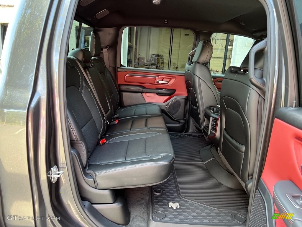 Red/Black Interior 2024 Ram 1500 Rebel Crew Cab 4x4 Photo #146560292