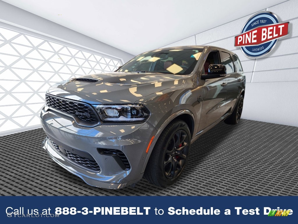 2023 Durango SRT Hellcat Black AWD - Destroyer Gray / Black/Demonic Red photo #1