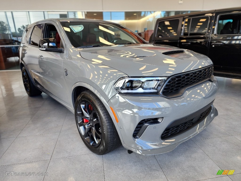 2023 Durango SRT Hellcat Black AWD - Destroyer Gray / Black/Demonic Red photo #2