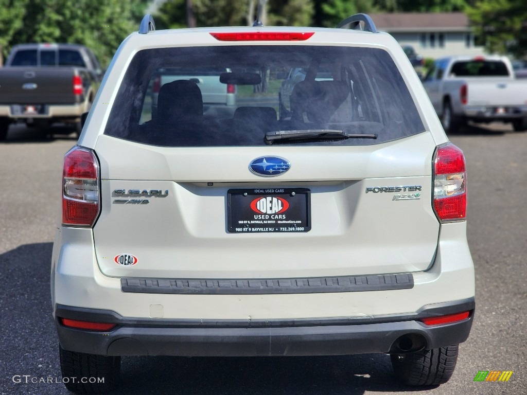 2014 Forester 2.5i Premium - Satin White Pearl / Platinum photo #4
