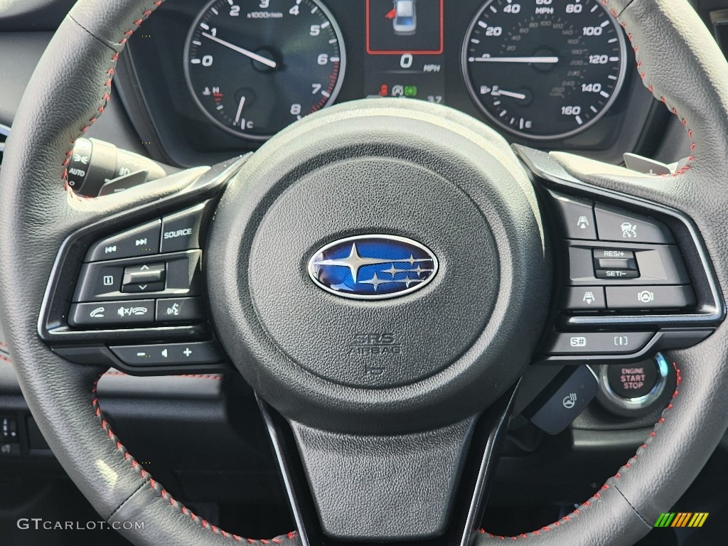 2024 Subaru Legacy Sport Sport Black/Gray Steering Wheel Photo #146561142