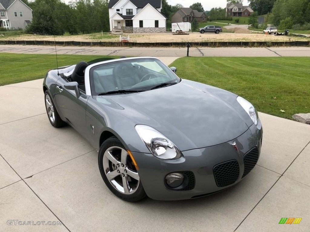 2007 Solstice GXP Roadster - Sly Gray / Ebony photo #3