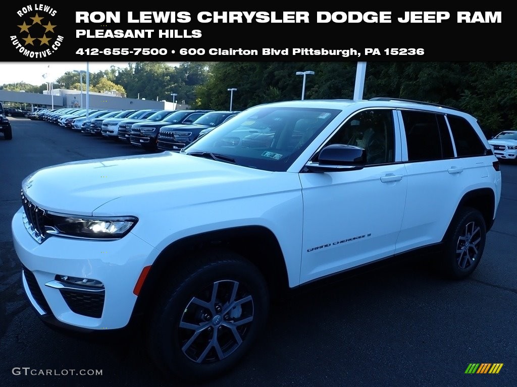 2024 Bright White Jeep Grand Cherokee Limited 4x4 146560866 Photo 1