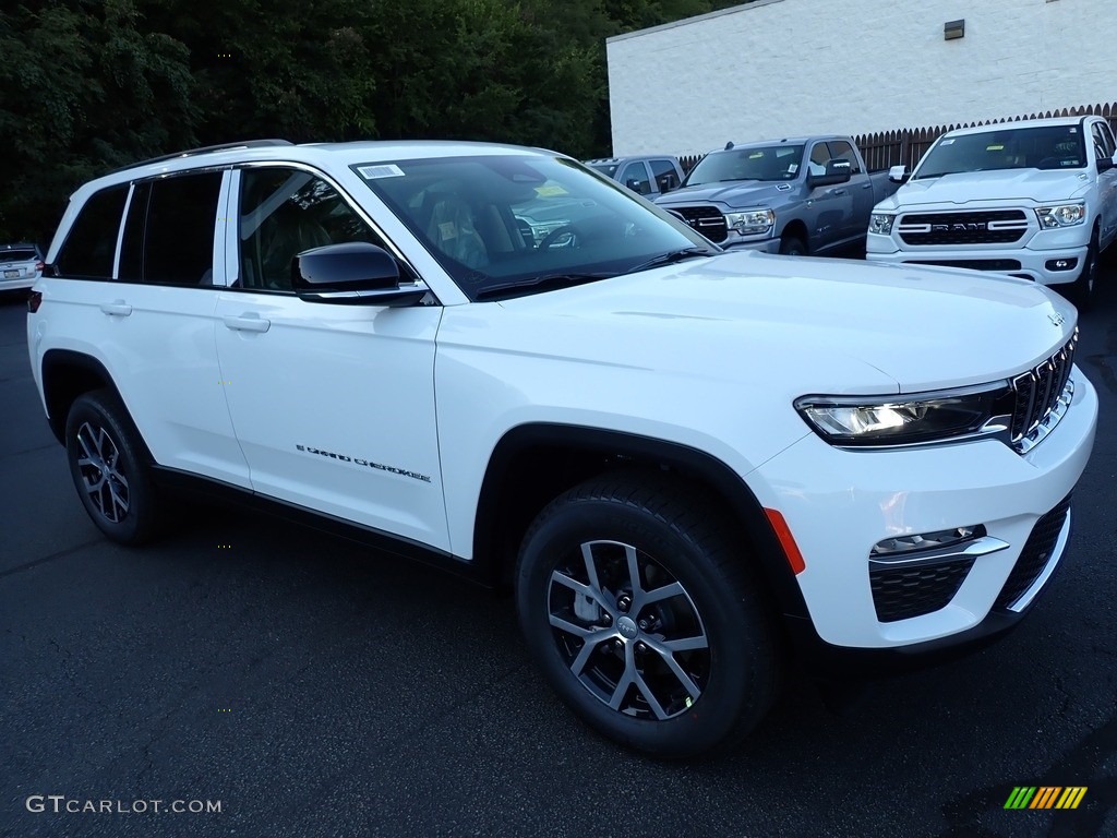 Bright White 2024 Jeep Grand Cherokee Limited 4x4 Exterior Photo #146561508