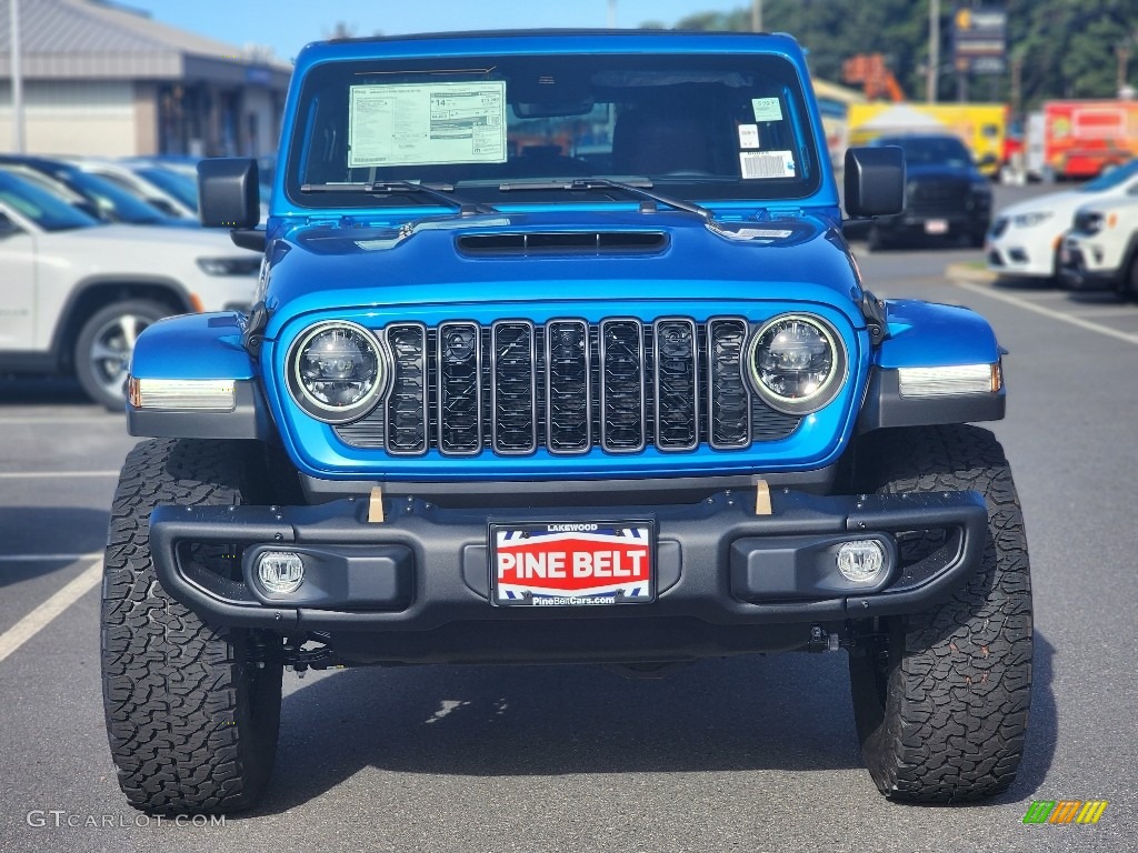 2024 Wrangler 4-Door Rubicon 392 4x4 - Hydro Blue Pearl / Black/Red photo #2