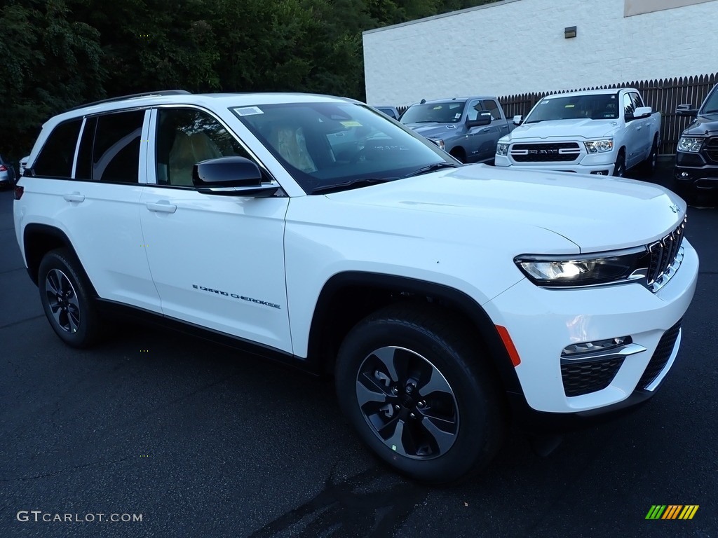 Bright White 2024 Jeep Grand Cherokee 4XE Exterior Photo #146562288