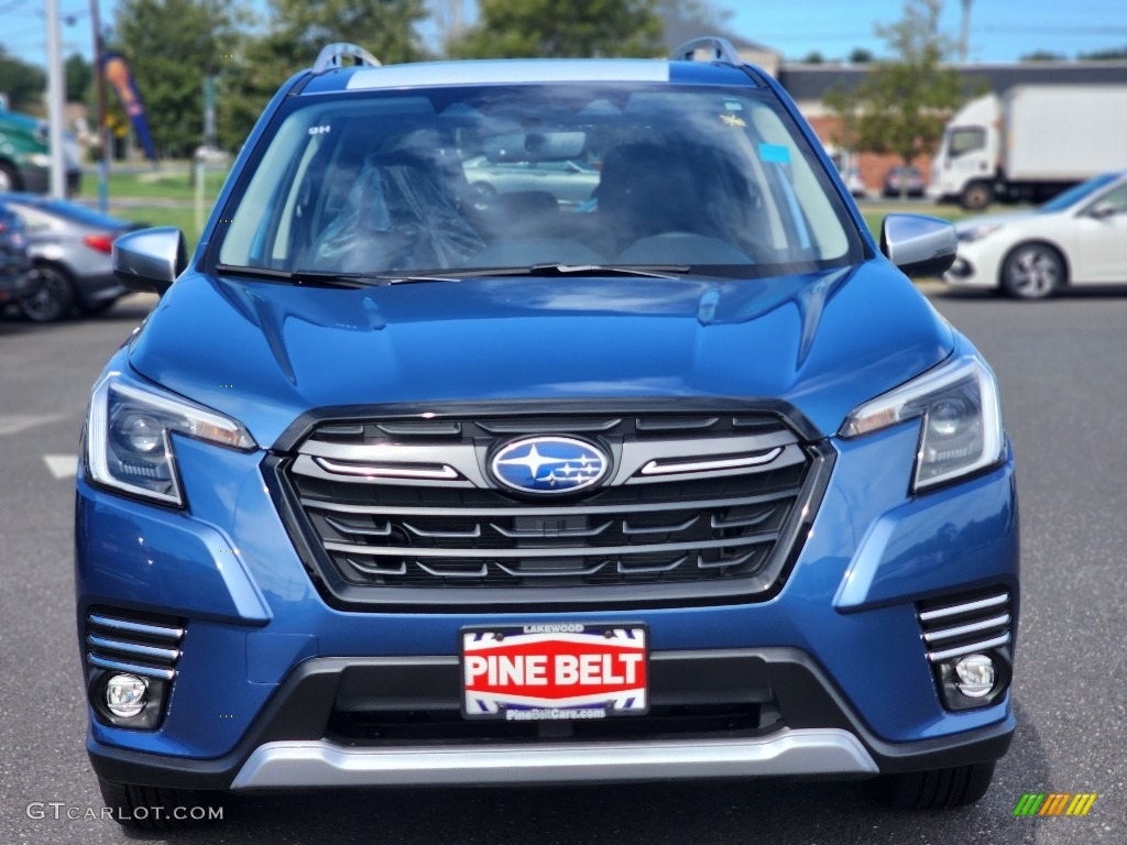 2023 Forester Touring - Horizon Blue Pearl / Black photo #2