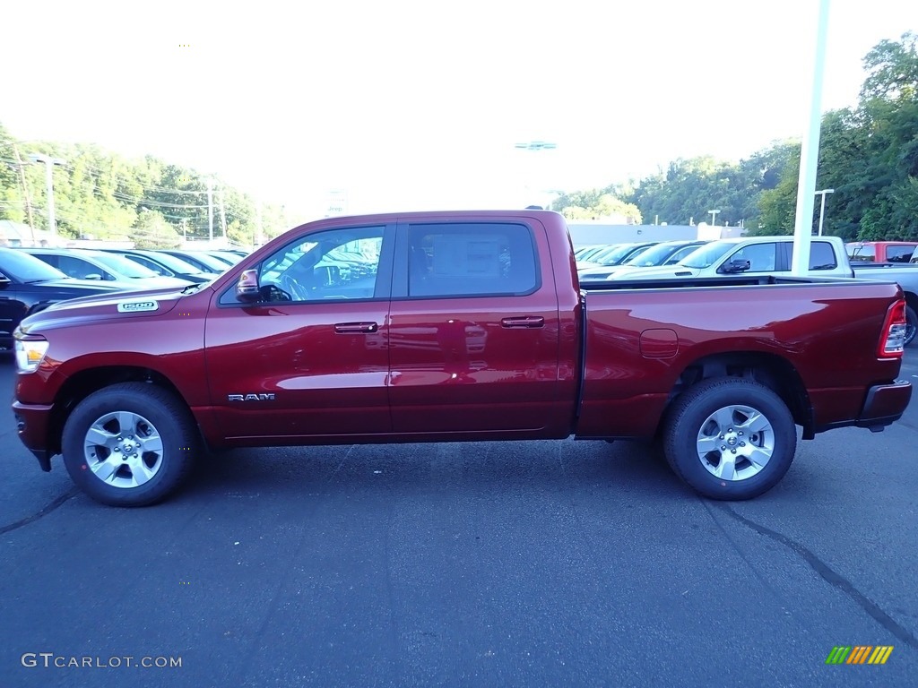 2024 1500 Big Horn Crew Cab 4x4 - Delmonico Red Pearl / Black photo #2