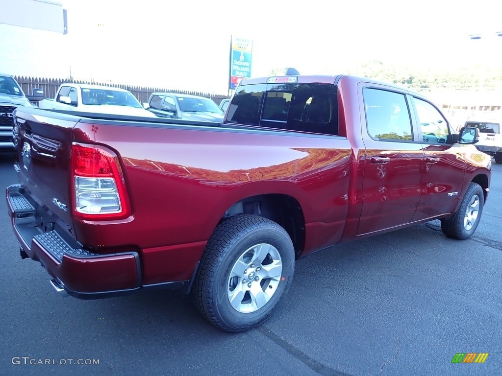 2024 1500 Big Horn Crew Cab 4x4 - Delmonico Red Pearl / Black photo #6