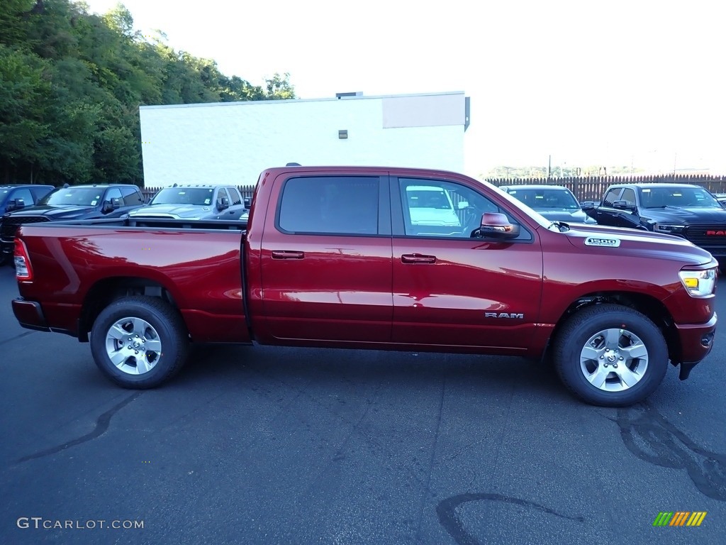 2024 1500 Big Horn Crew Cab 4x4 - Delmonico Red Pearl / Black photo #7