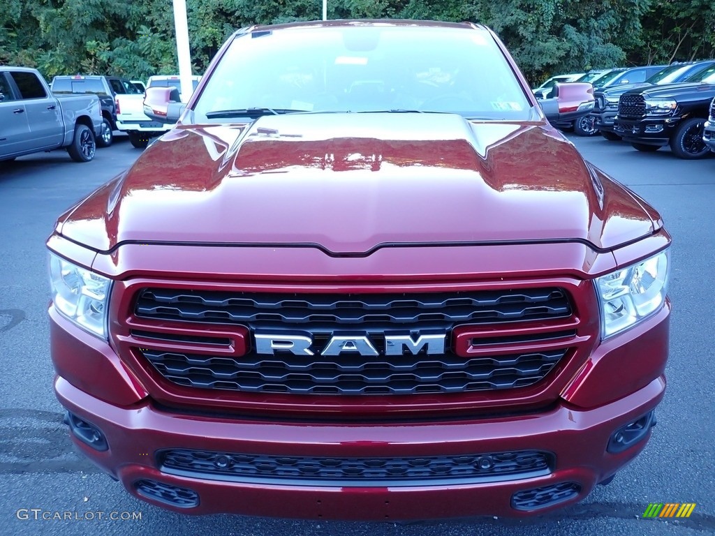 2024 1500 Big Horn Crew Cab 4x4 - Delmonico Red Pearl / Black photo #9