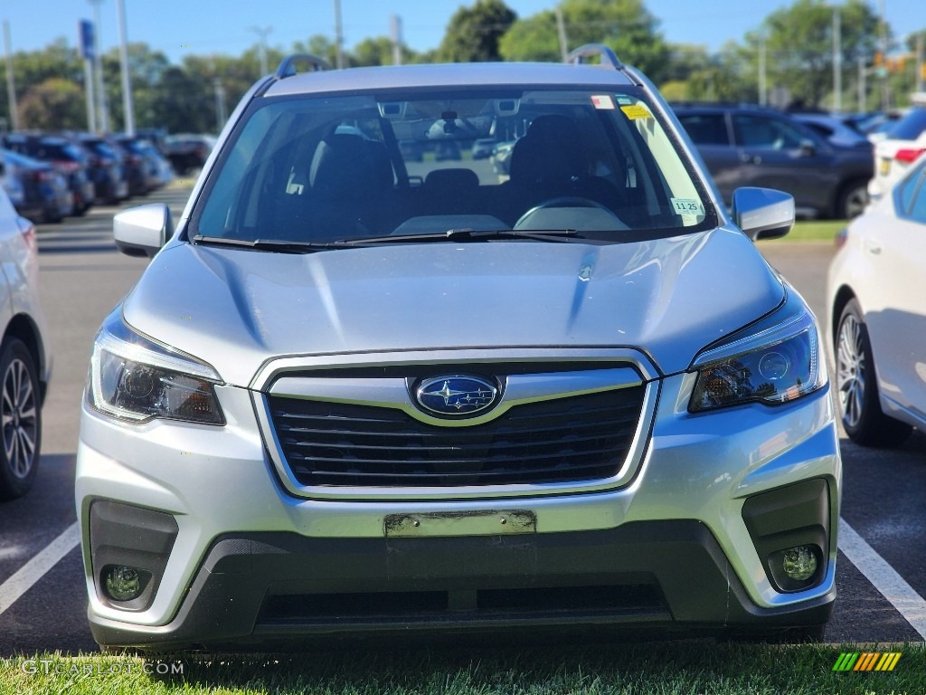 2021 Forester 2.5i Premium - Ice Silver Metallic / Black photo #2