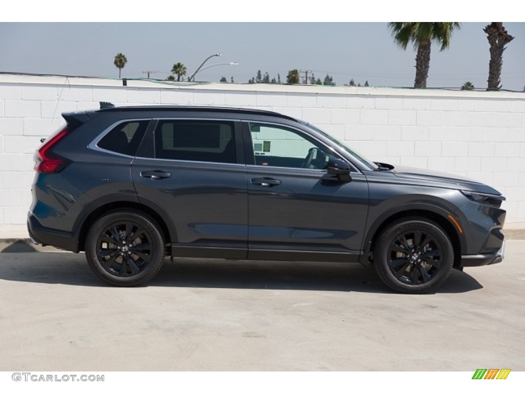 2024 CR-V Sport Touring AWD Hybrid - Meteorite Gray Metallic / Gray photo #8