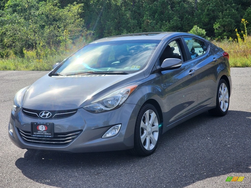 2013 Elantra Limited - Silver / Gray photo #1