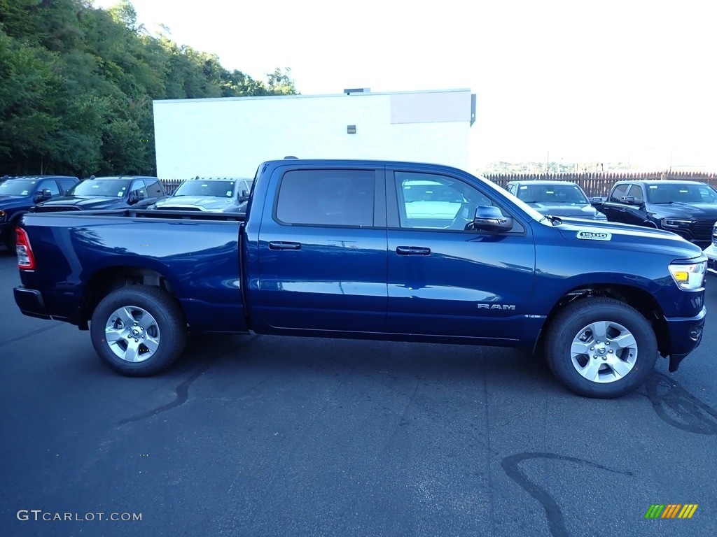 2024 1500 Big Horn Crew Cab 4x4 - Patriot Blue Pearl / Black photo #7