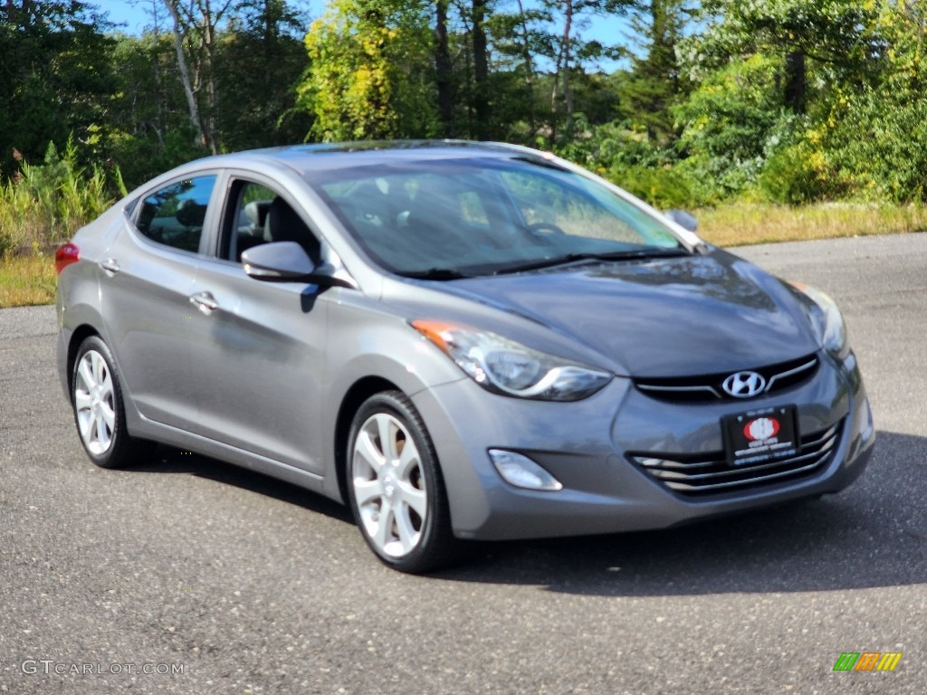 2013 Elantra Limited - Silver / Gray photo #2