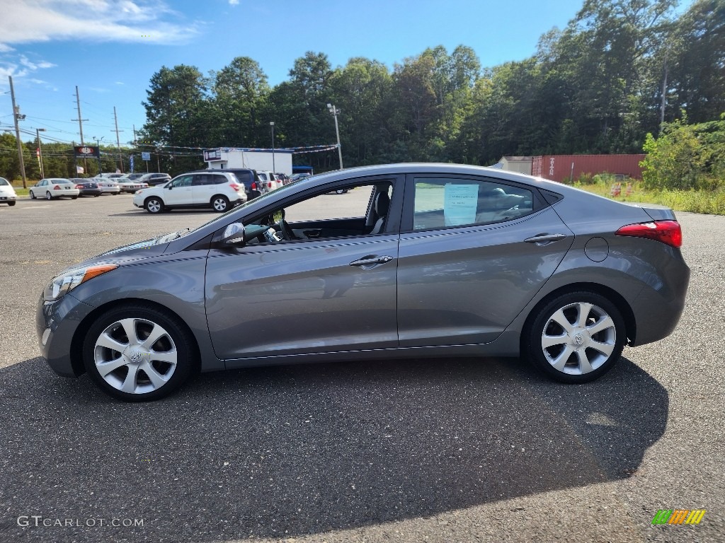 2013 Elantra Limited - Silver / Gray photo #7