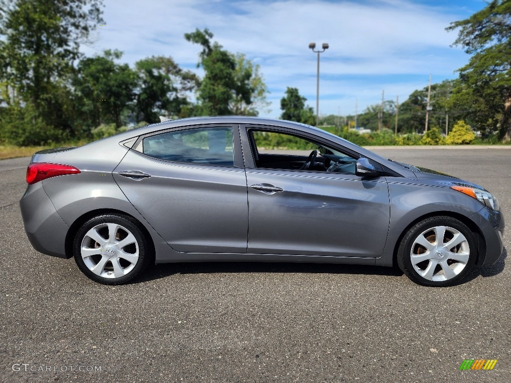 2013 Elantra Limited - Silver / Gray photo #8