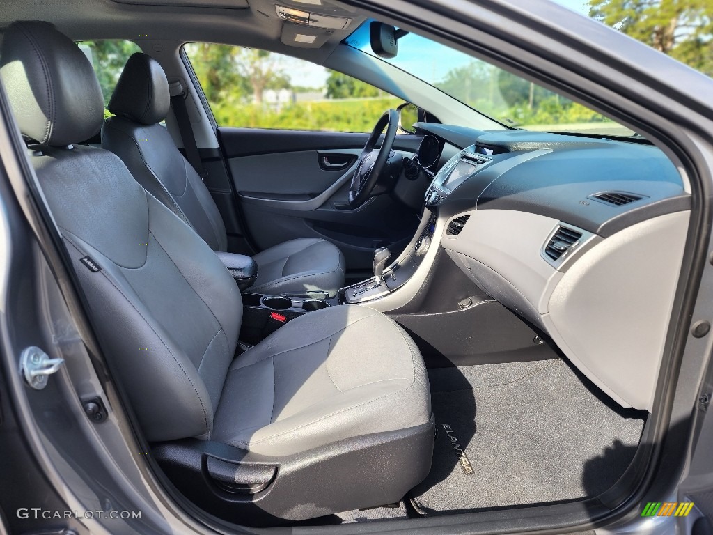2013 Elantra Limited - Silver / Gray photo #11