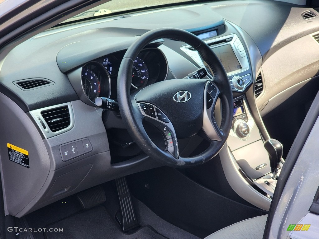 2013 Elantra Limited - Silver / Gray photo #25