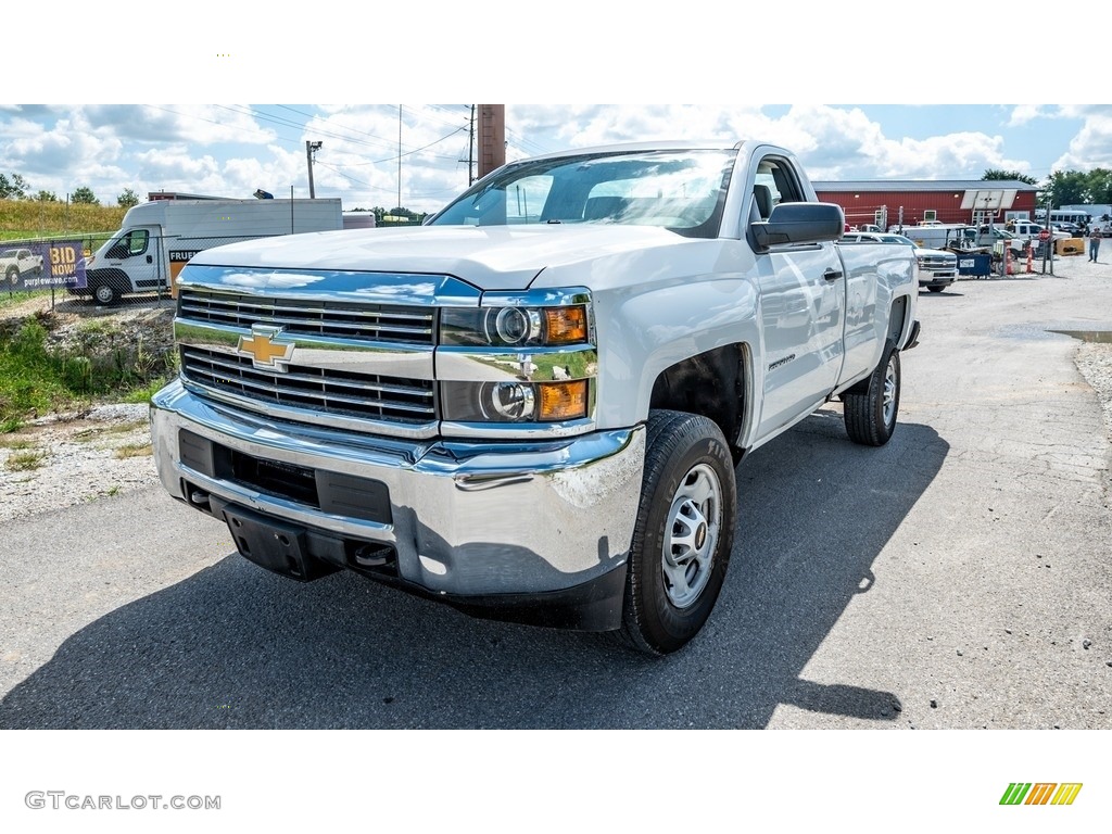 2017 Silverado 2500HD Work Truck Regular Cab - Summit White / Dark Ash/Jet Black photo #7