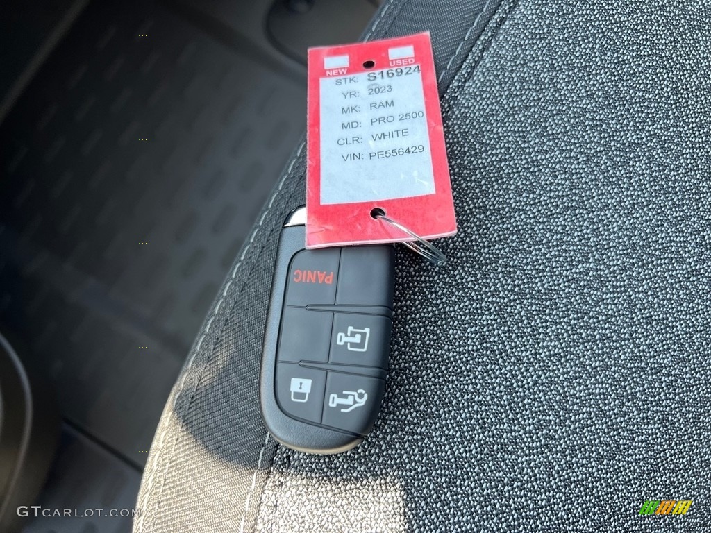 2023 ProMaster 2500 High Roof Cargo Van - Bright White / Black photo #24