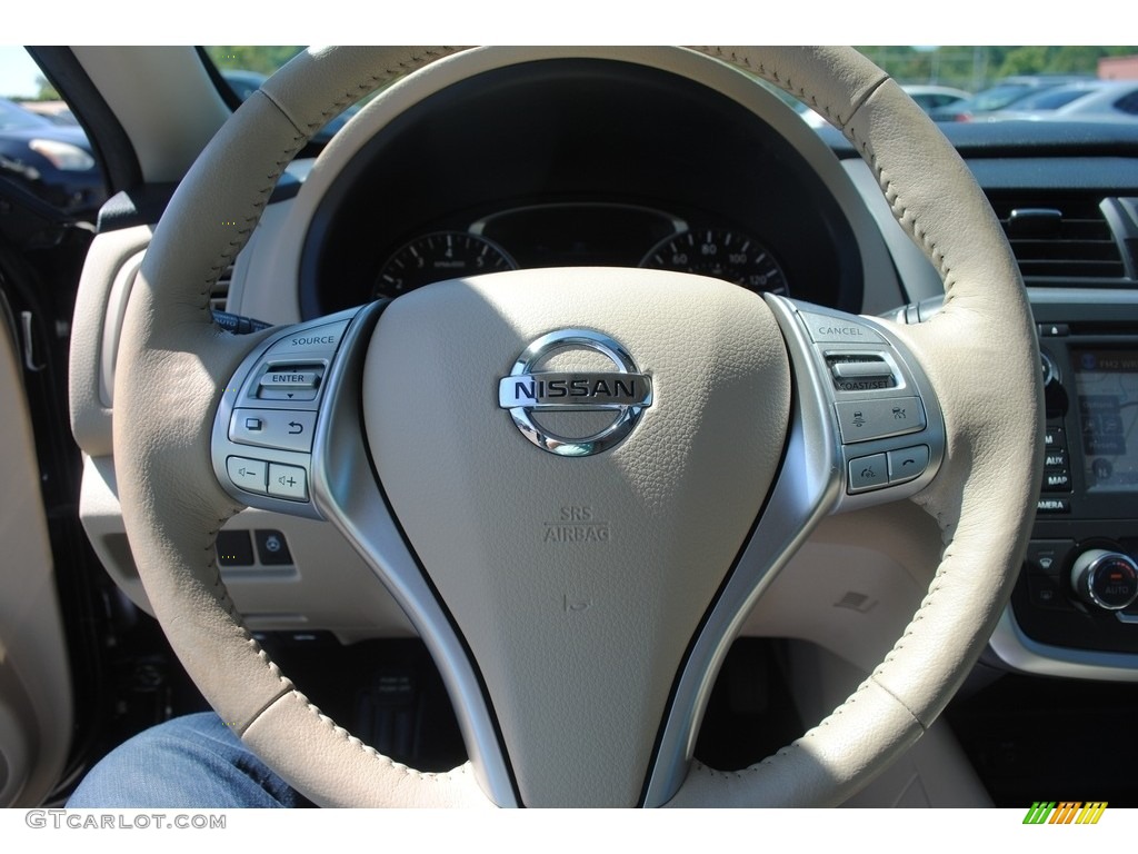 2016 Altima 2.5 SL - Storm Blue / Beige photo #13