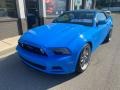 2014 Grabber Blue Ford Mustang GT Premium Convertible  photo #3
