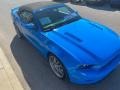 2014 Grabber Blue Ford Mustang GT Premium Convertible  photo #4