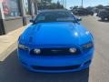2014 Grabber Blue Ford Mustang GT Premium Convertible  photo #5