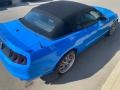 2014 Grabber Blue Ford Mustang GT Premium Convertible  photo #6