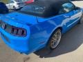 2014 Grabber Blue Ford Mustang GT Premium Convertible  photo #8